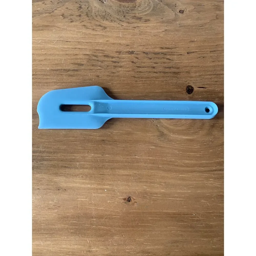 Tupperware Paddle Scraper Spatula Spreader Gadget Grey Blue #13-32